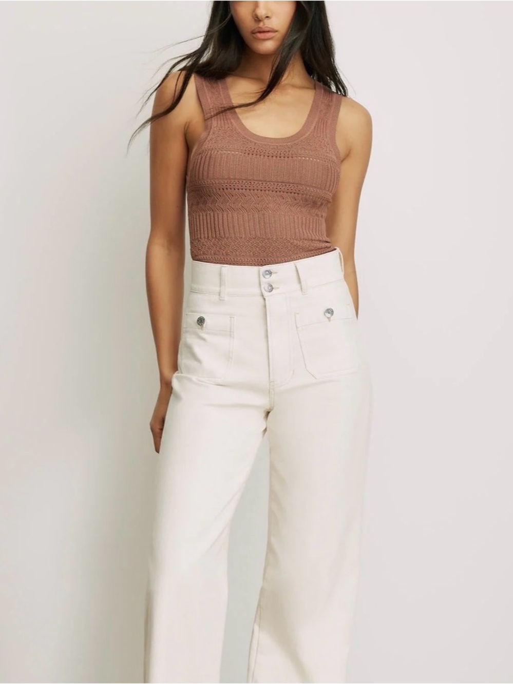 Veronica Beard Sandra Knit Tank Top